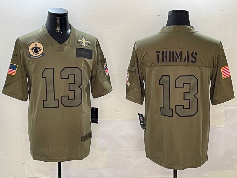 Men New Orleans Saints #13 Thomas Green 2024 Nike Limited NFL Jersey style 0108->new orleans saints->NFL Jersey